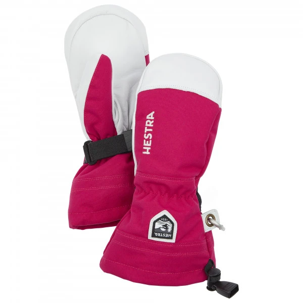 Hestra Kid's Army Leather Heli Ski Mitt - Gloves 3 Hestra Kid's Army Leather Heli Ski Mitt - Gloves